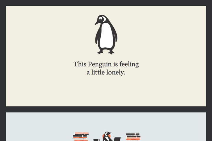 Impress A Penguin website preview